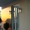 Vaxcel Lombard 4.75-in. 1 Light Black Motion Sensor Dusk to Dawn Outdoor Wall Lantern Clear Glass T0736 - alternate 9
